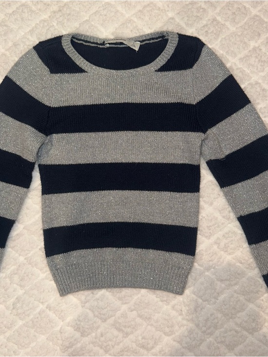 Abercrombie & Fitch Other - Abercrombie & Fitch Kids Light Gray and Black Striped Sweater